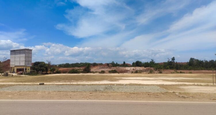 Salah satu lokasi penambangan PT WIN. Poto Ramaludin